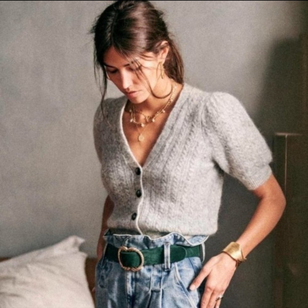 Sezane Gray Women's Sweater